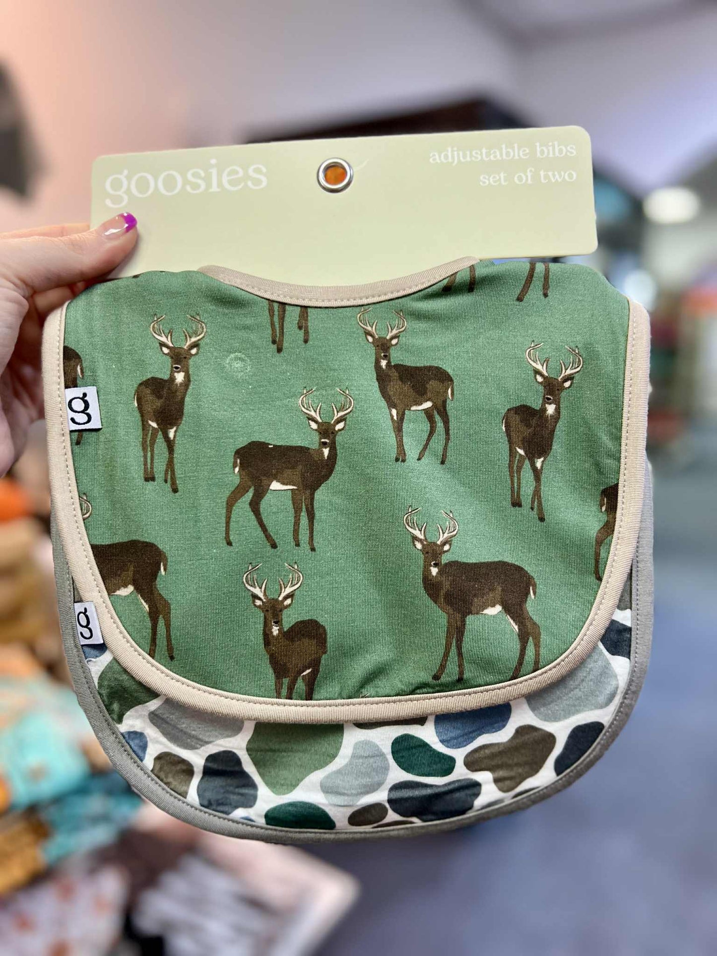 Goosies Bib Set, Deer