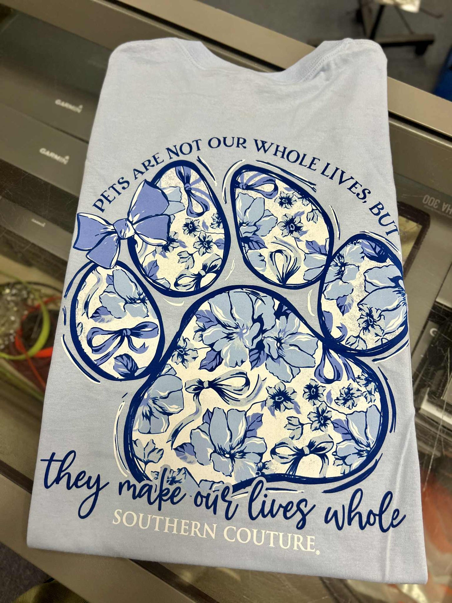 Classic Pets Are Not Paw Short Sleeve, Light Blue