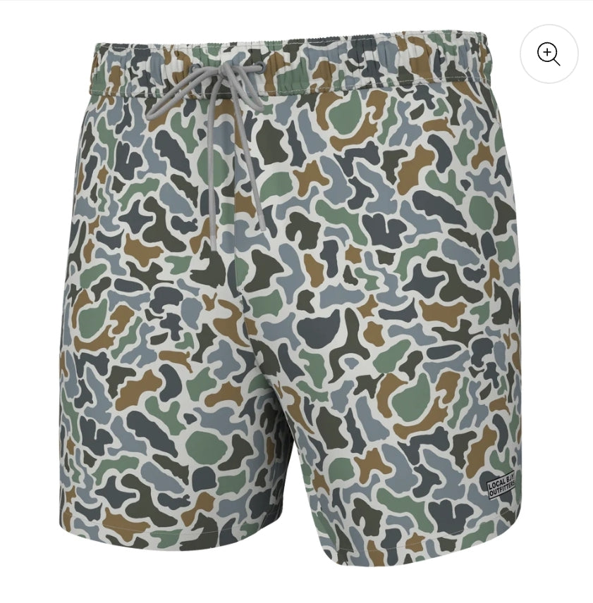 Youth Bayview Swim Trunks, Localflage Buff