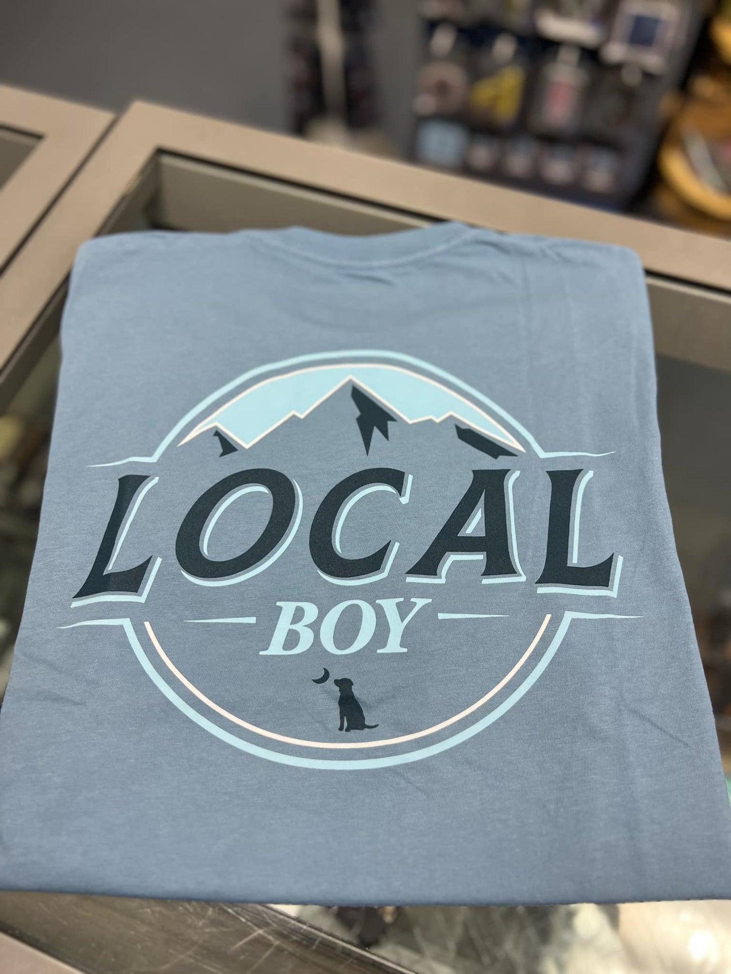 Local Latte SS Tee, Slate