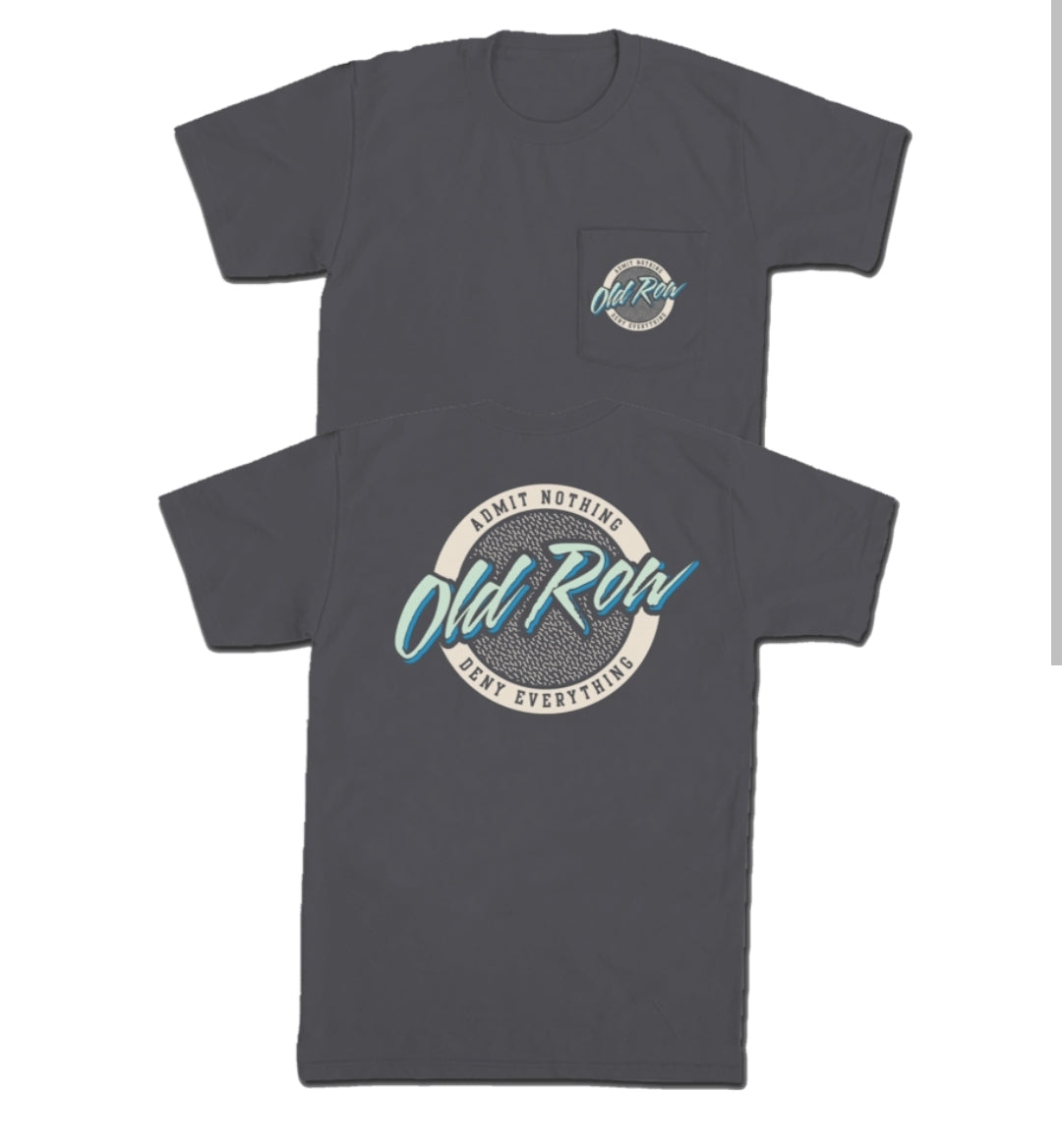 Circle Logo Pocket Tee, Graphite