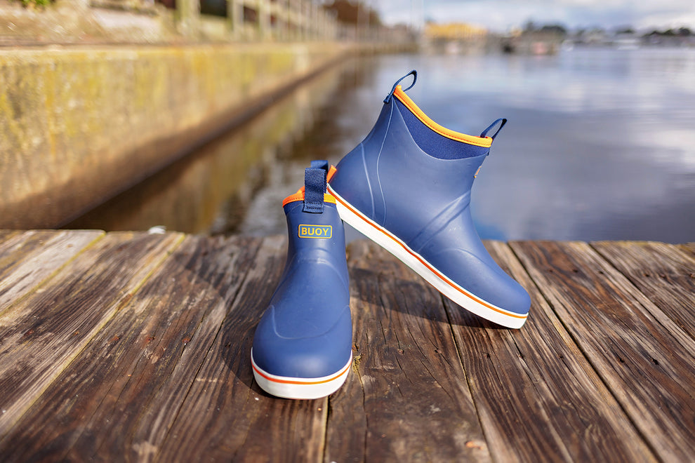 Men's Orange/Blue Buoy Boots
