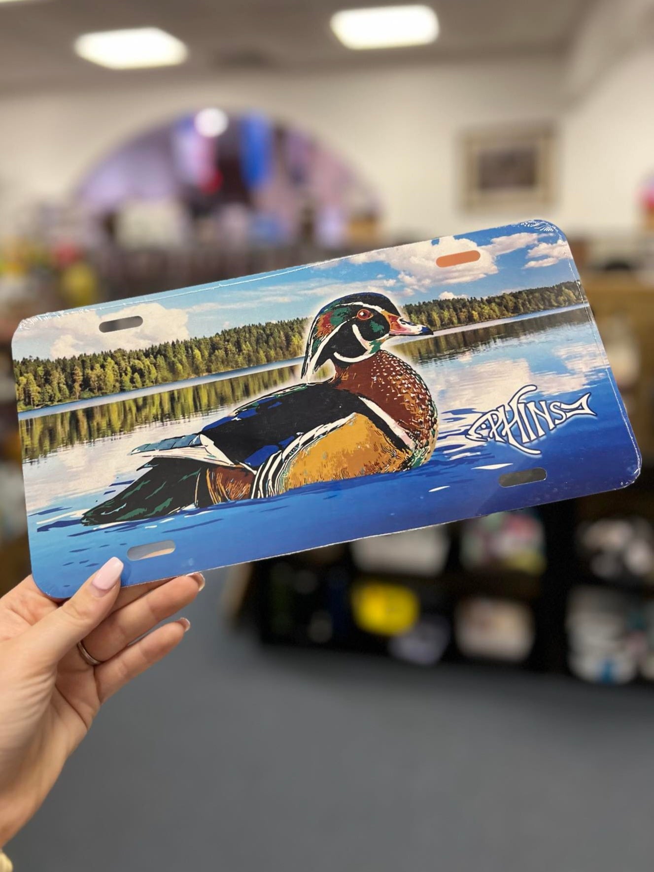 Phins License Plate, Duck