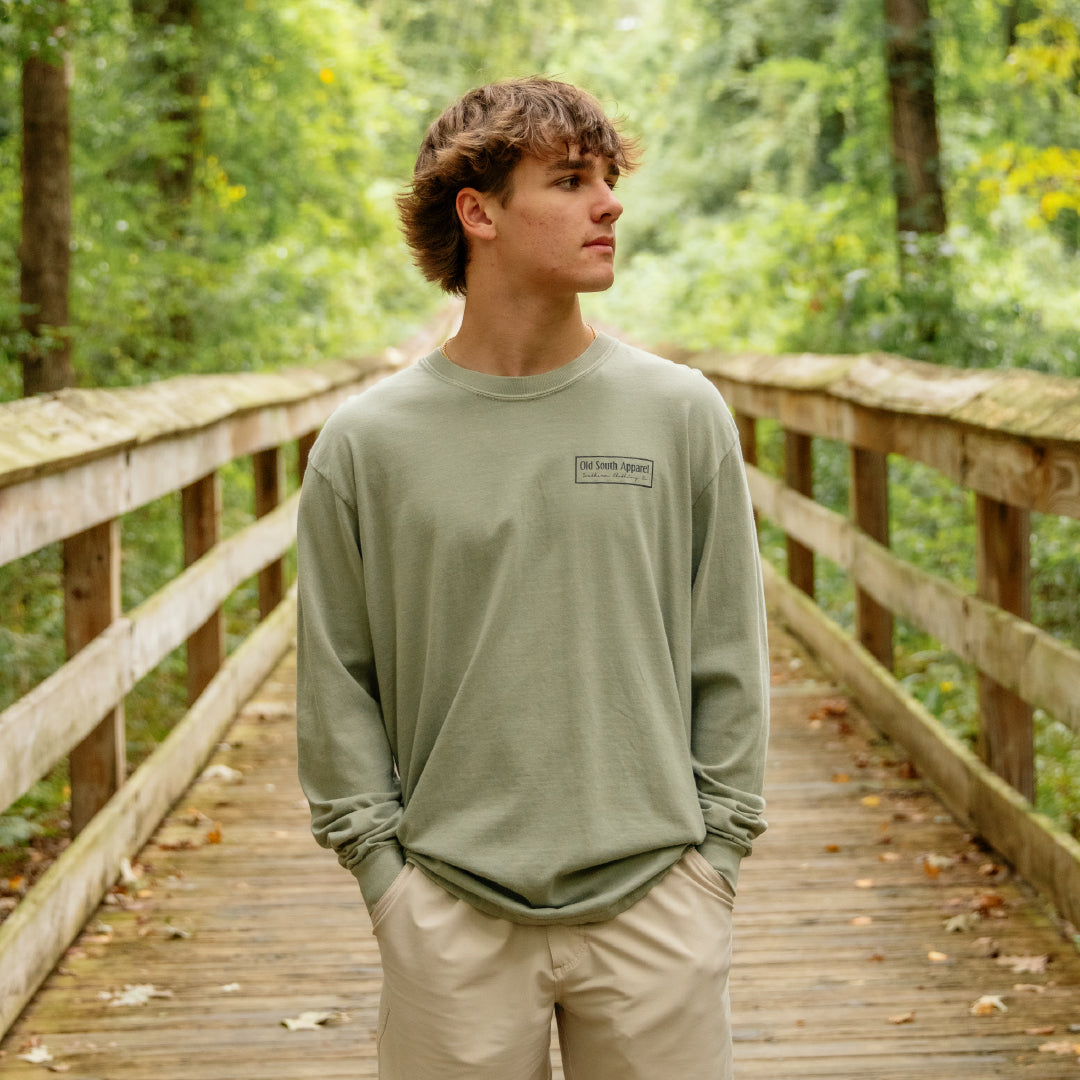 Camo Logo Long Sleeve, Sandstone