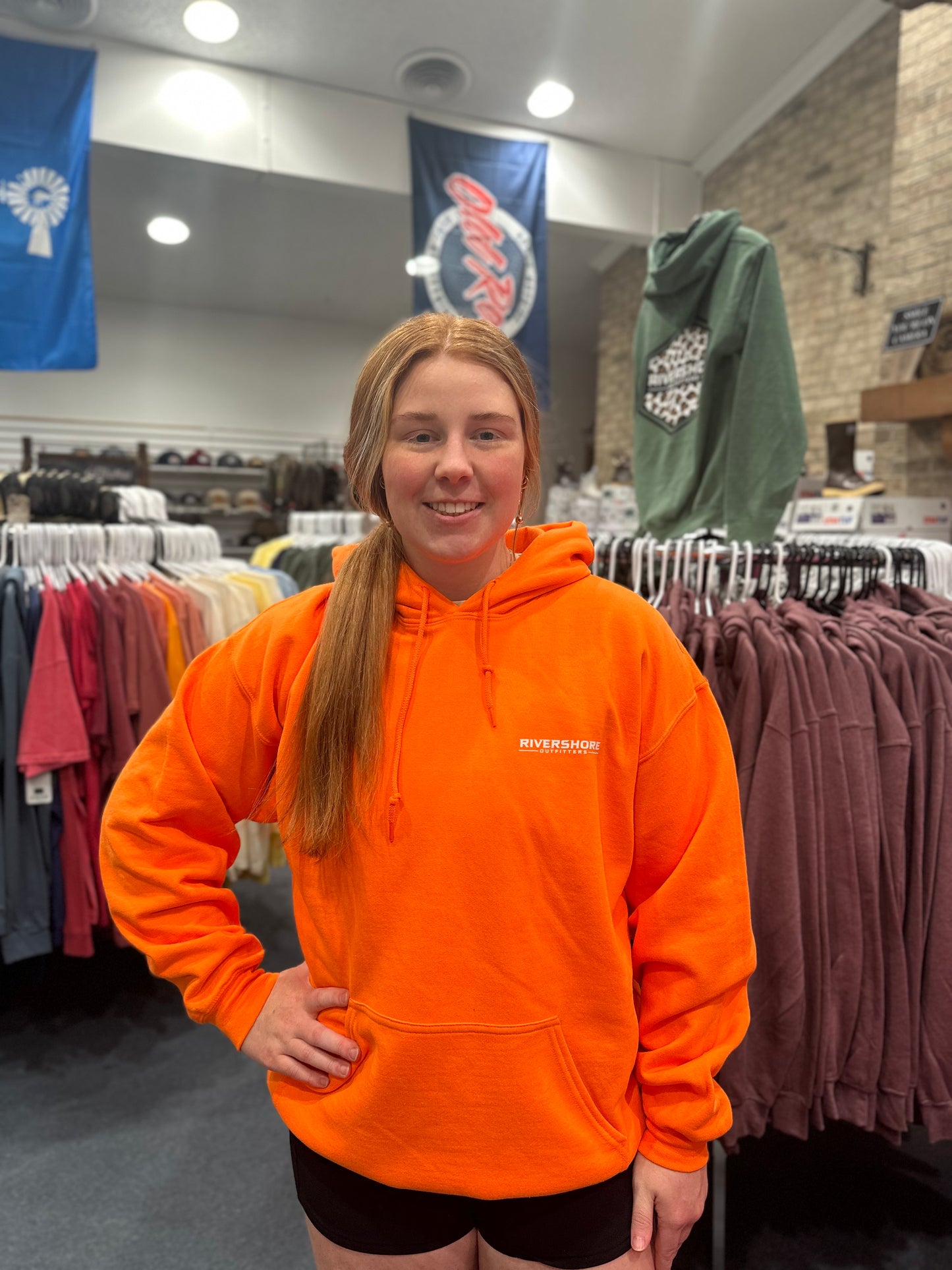 RSO Logo Hooded Sweatshirt, Safety Orange