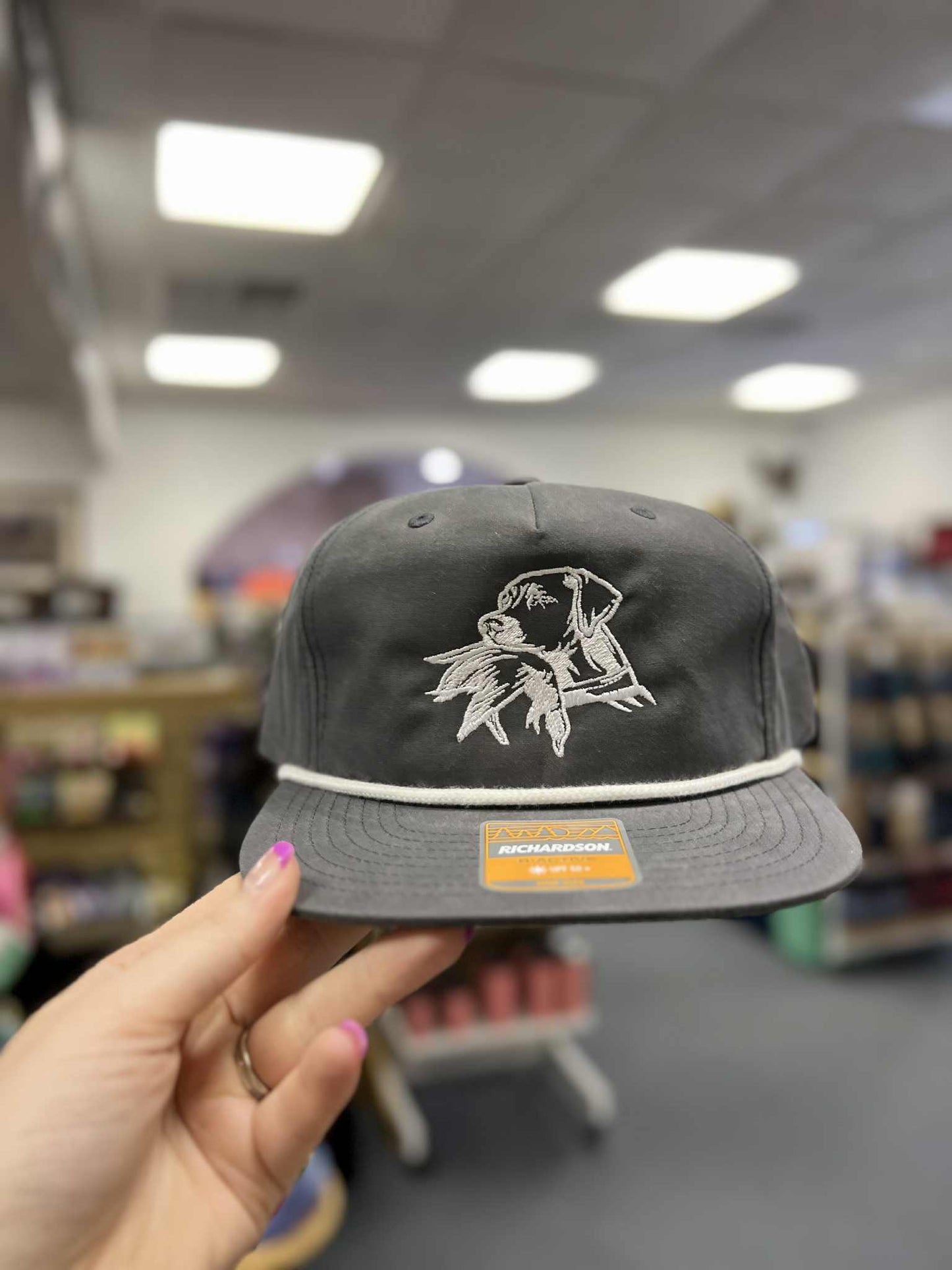 FTF Logo Richardson 256, Charcoal/White