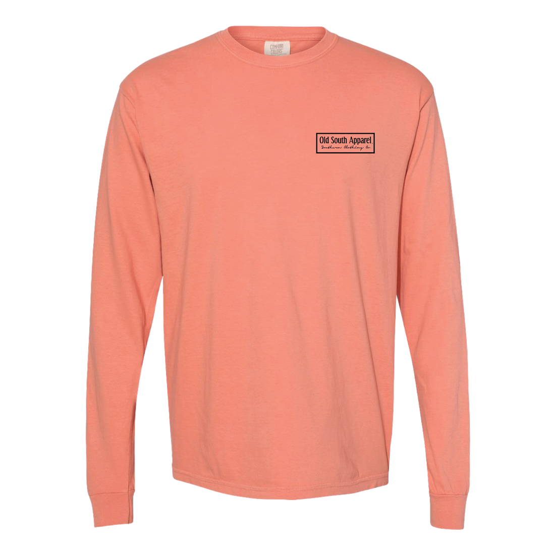 Texted Long Sleeve, Terracotta