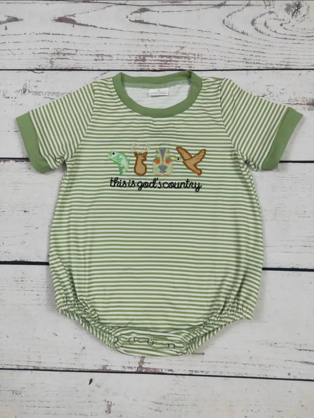 Baby Boy Hunting Appliqué