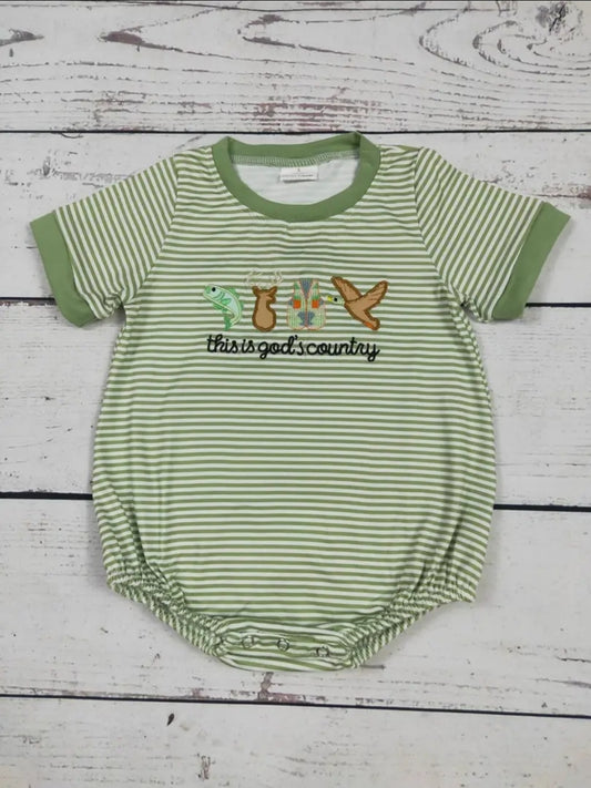 Baby Boy Hunting Appliqué
