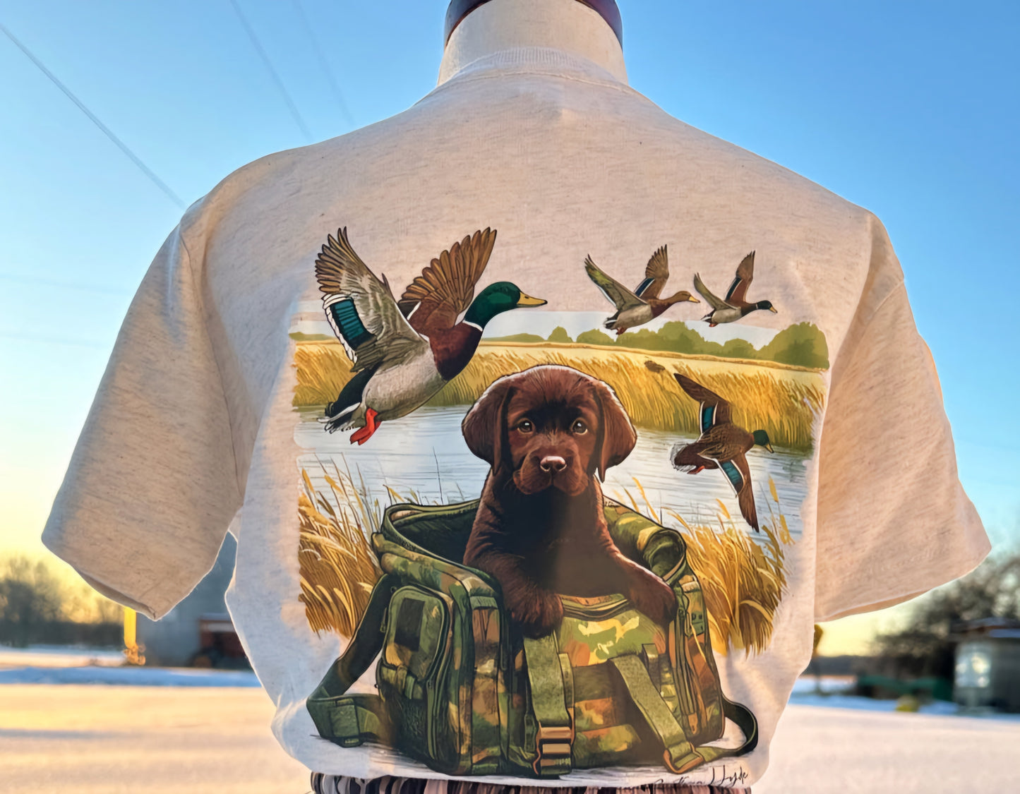 Hunting Greenheads Kids Short Sleeve