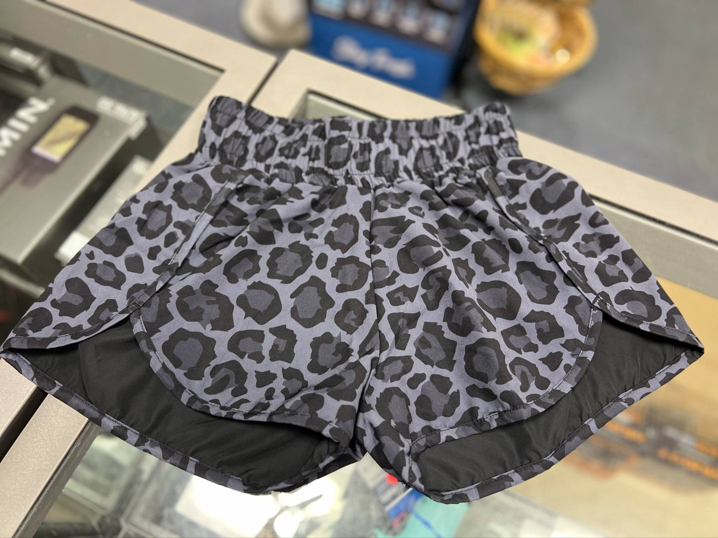 RSO Women's Shorts, Black Cheetah