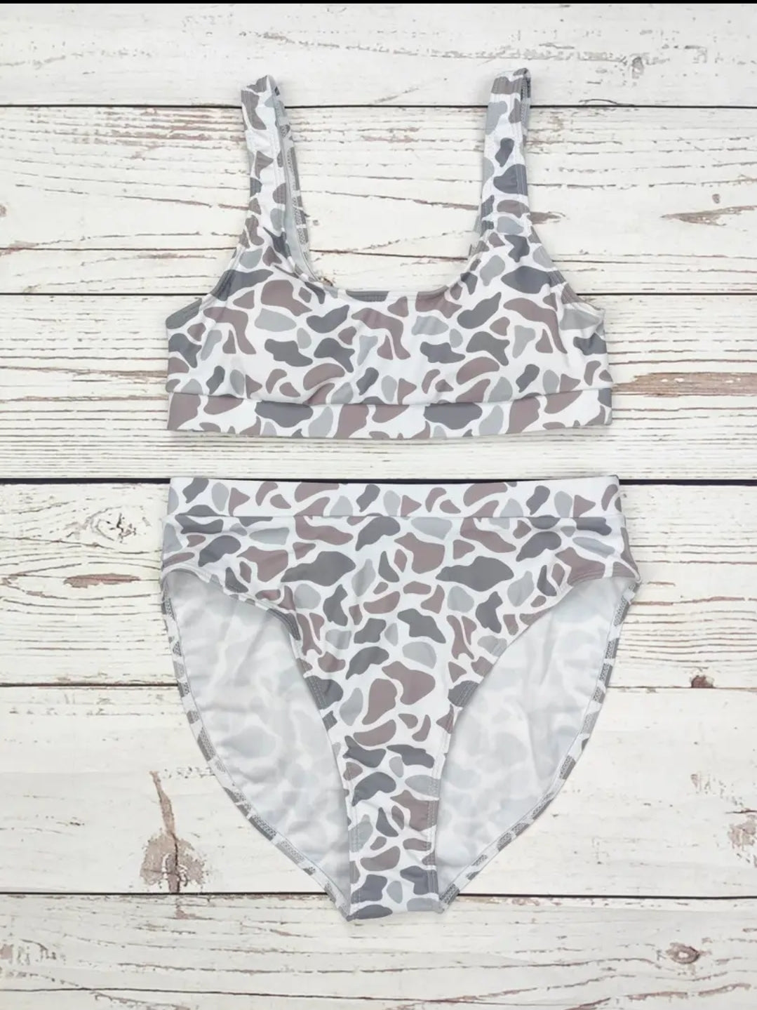 Women's Two Piece Camo Swimwear