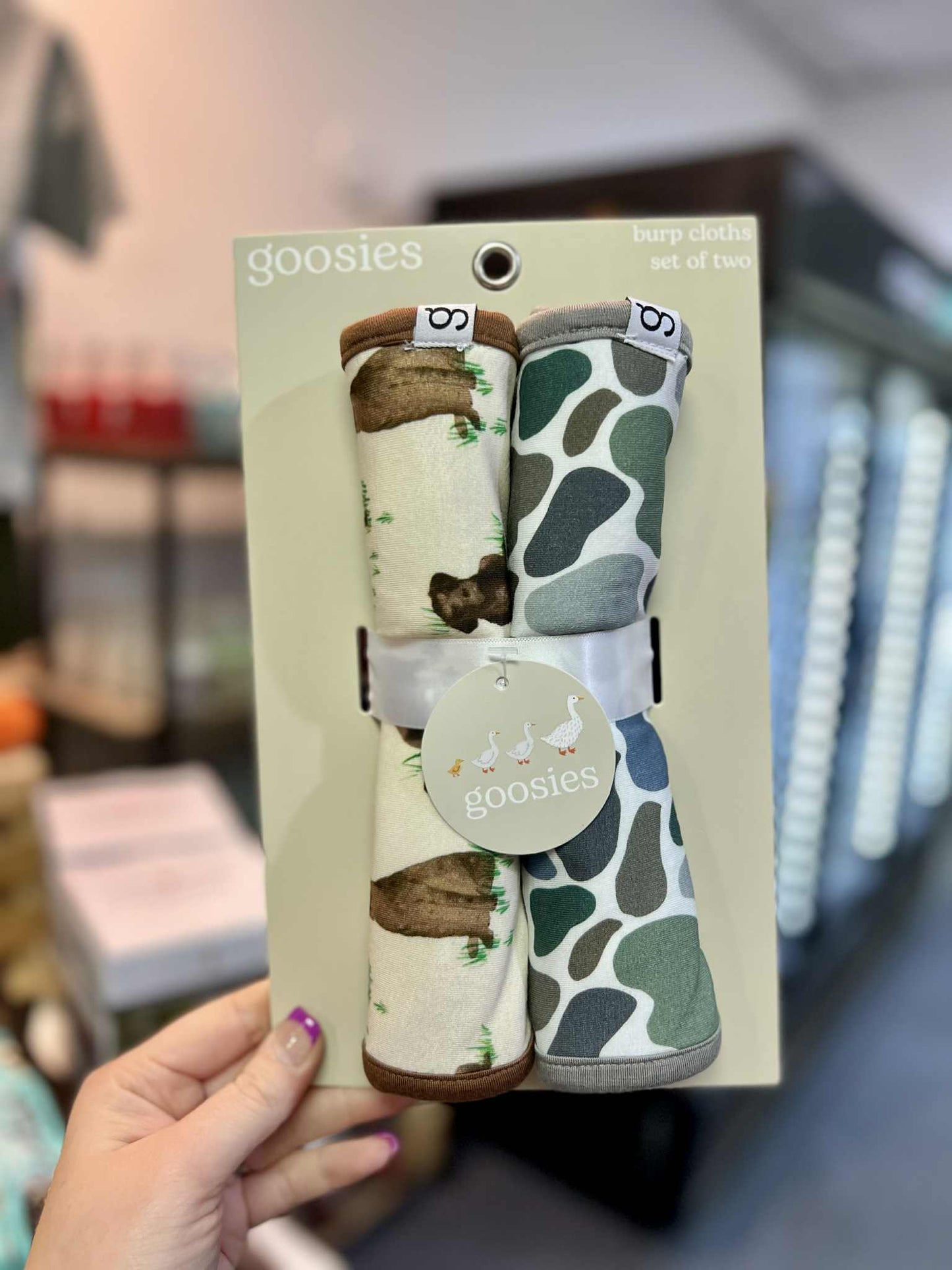 Goosies Burp Cloth Set, Labs