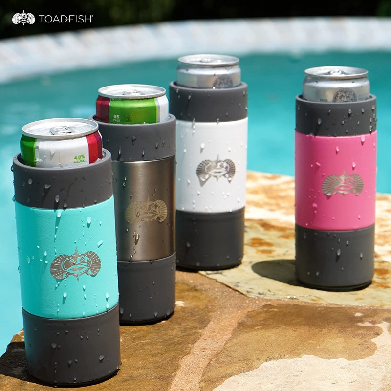 Toadfish Non-Tipping Slim Can Cooler (Pink) – Rivershore Outfitters