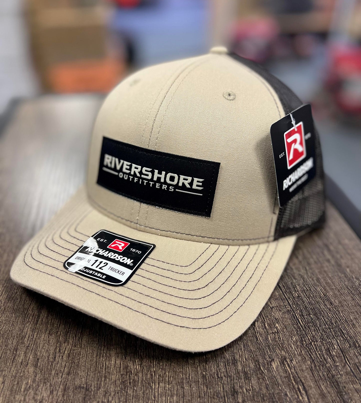 RSO Woven Label Hat (Khaki/Coffee)