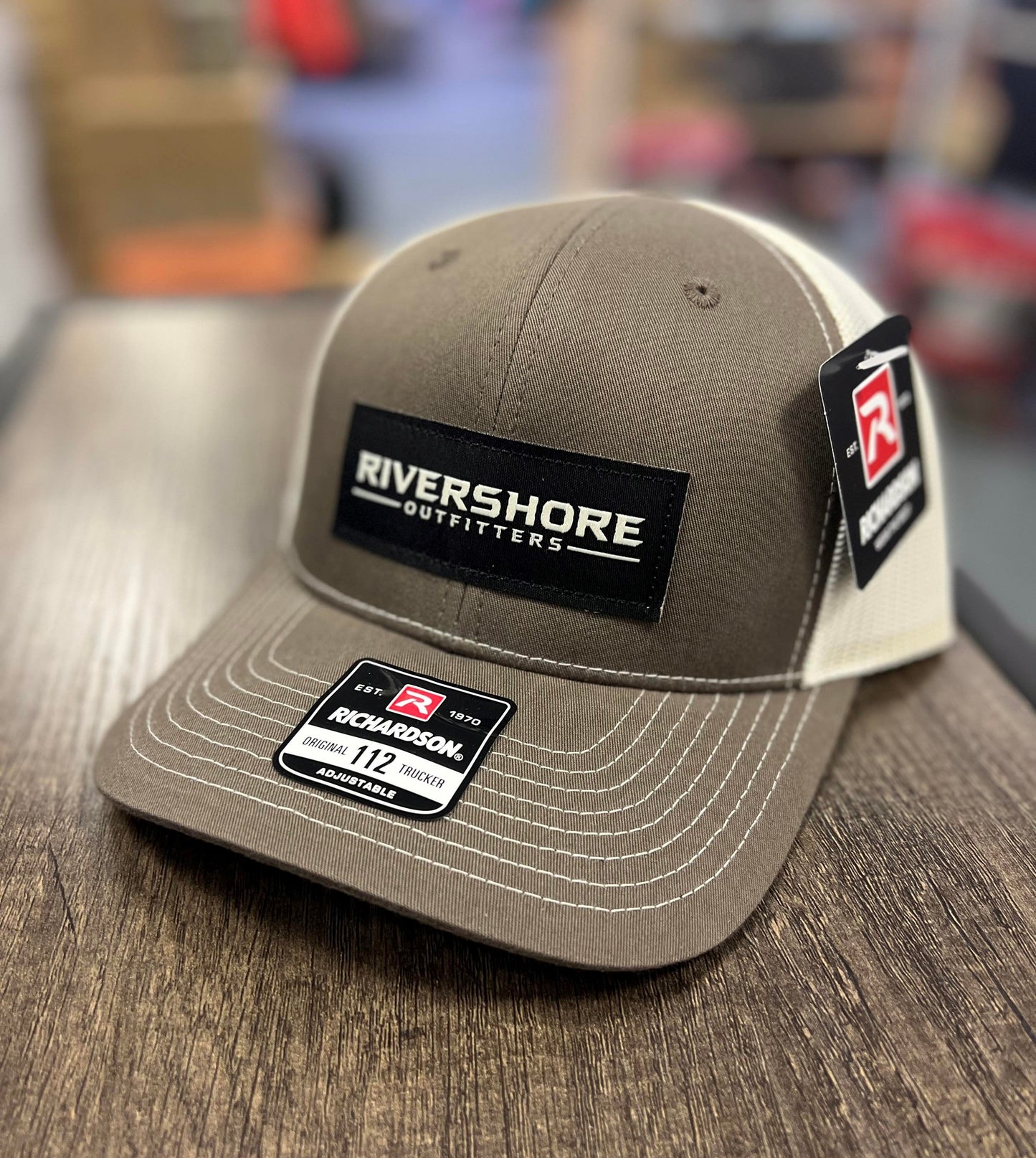 RSO Woven Label Hat (Choc/Birch)