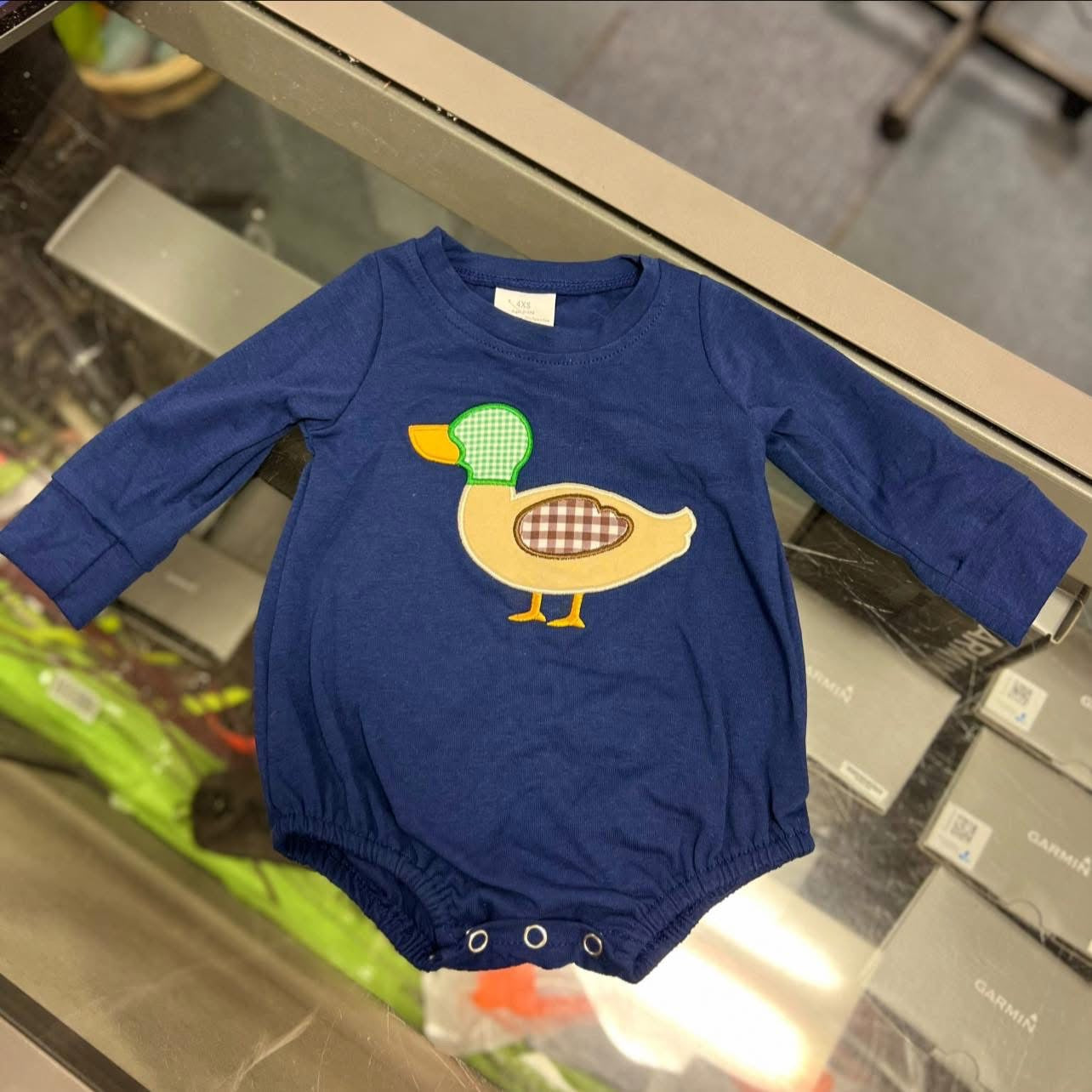 Duck Applique Cotton Baby Bubble