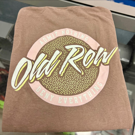 Old Row Circle Logo Tee, Espresso
