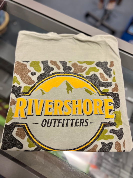 RSO Camo Mountains Short Sleeve, Sandstone
