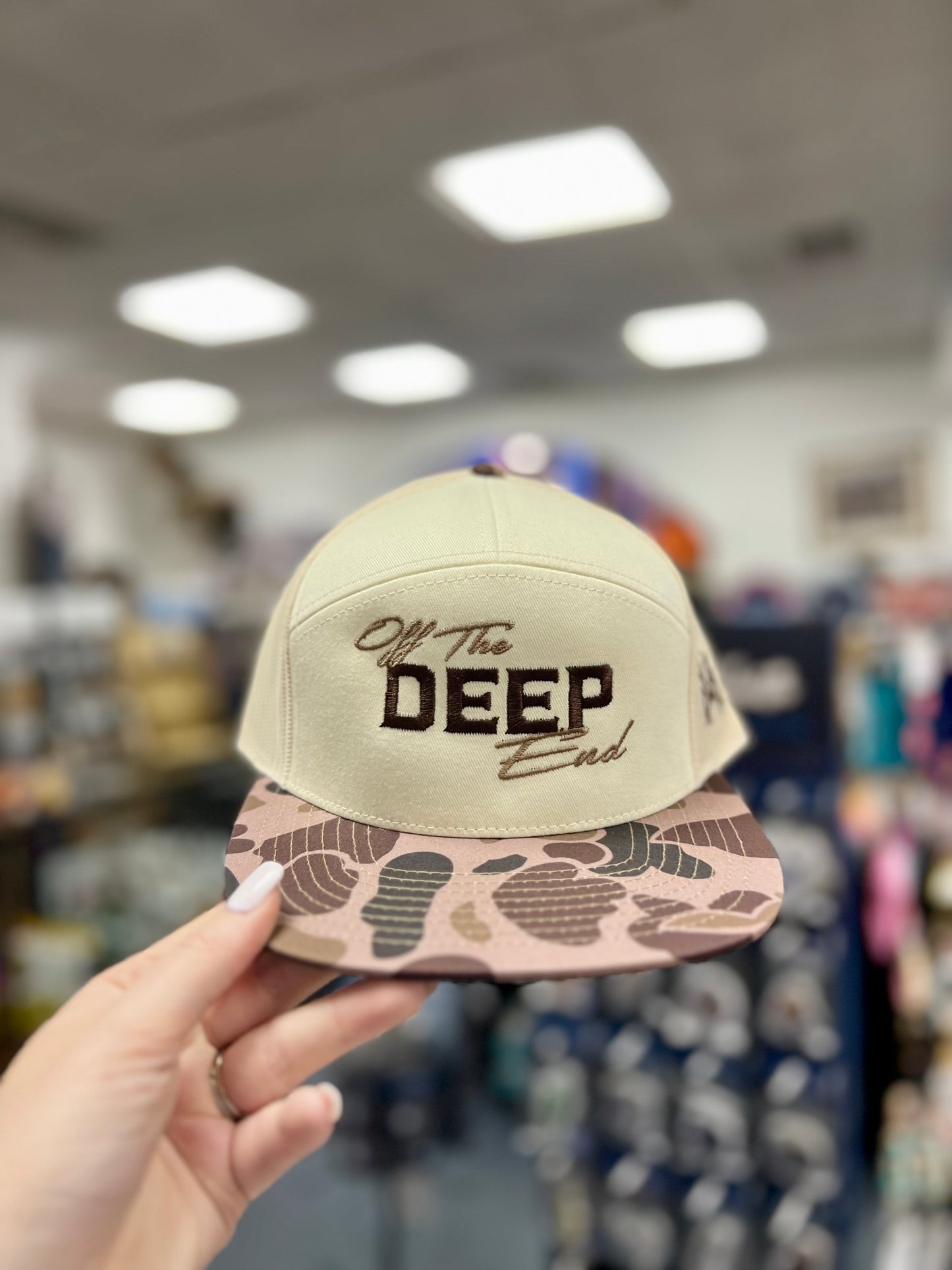 Off the Deep End 7 Panel Duck Camo/Natural