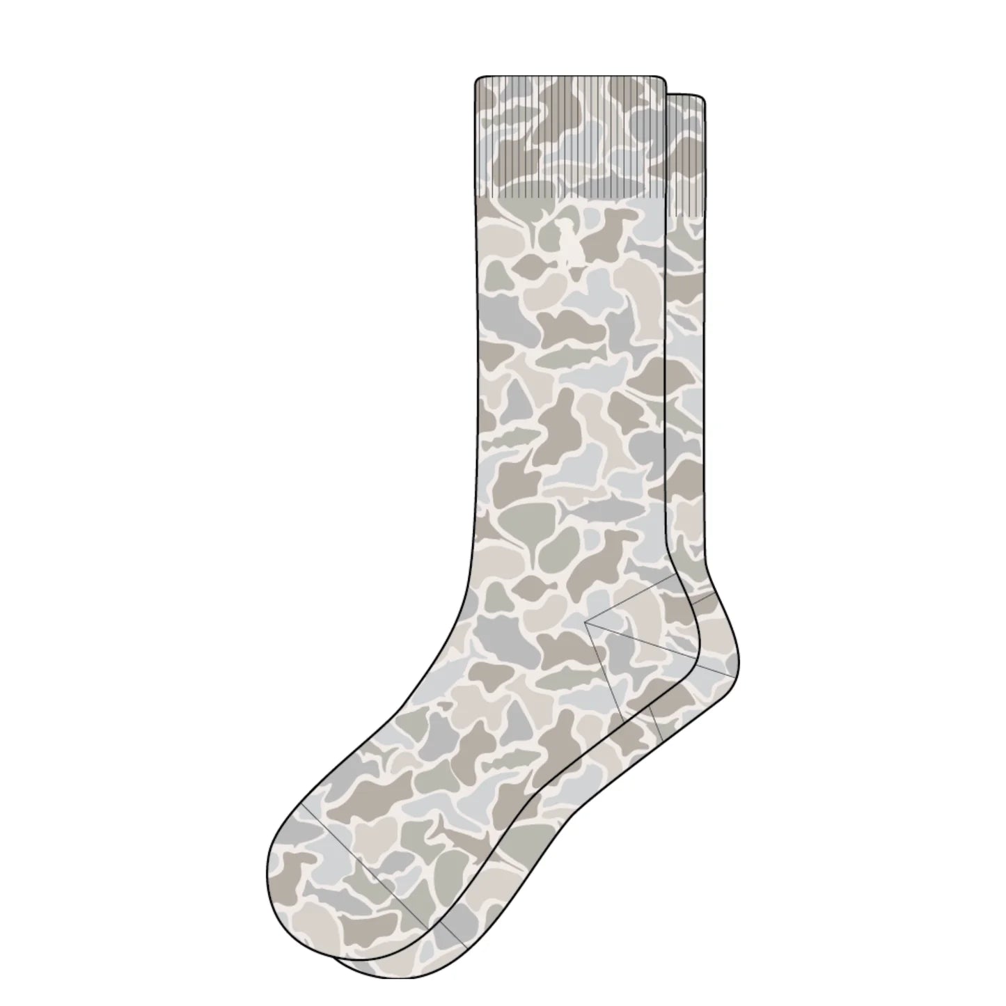 Dress Socks, Saltwater Camo