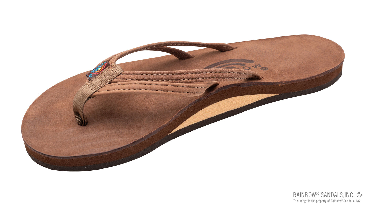 Rainbow Women's Sandpiper Double Strap, Nogales Wood (301ALDNS-NGWD)