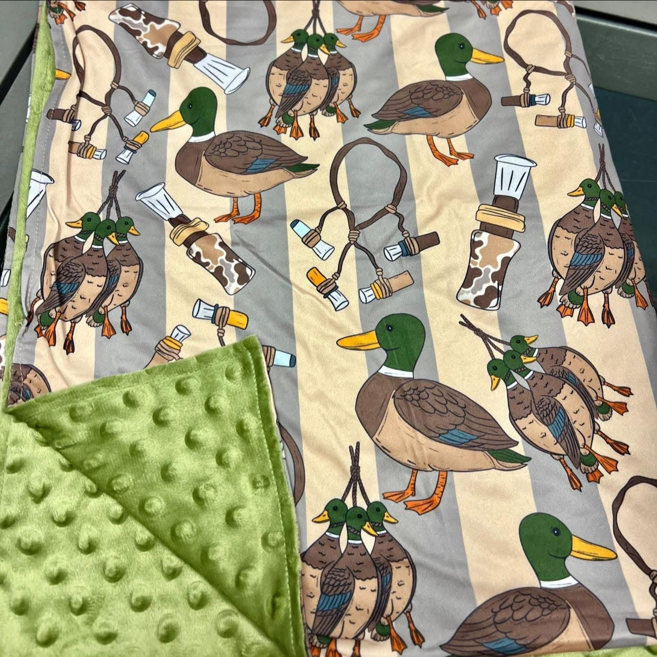Camo Duck Hunt Baby Blanket