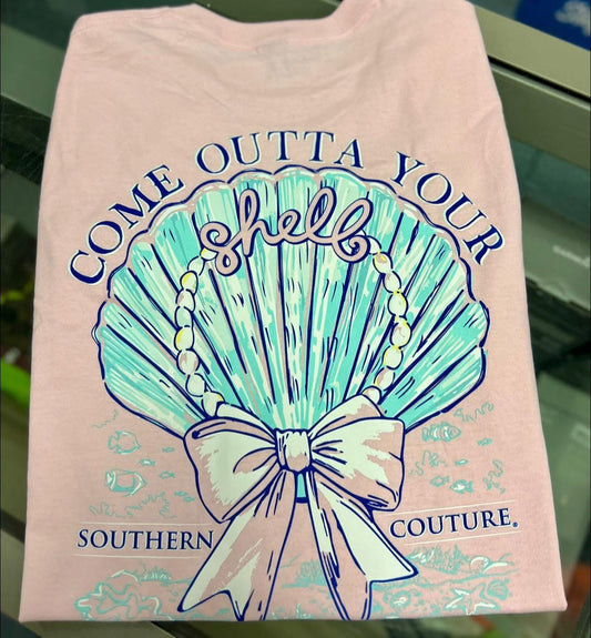 Classic Come Outta Your Shell Short Sleeve, Pink