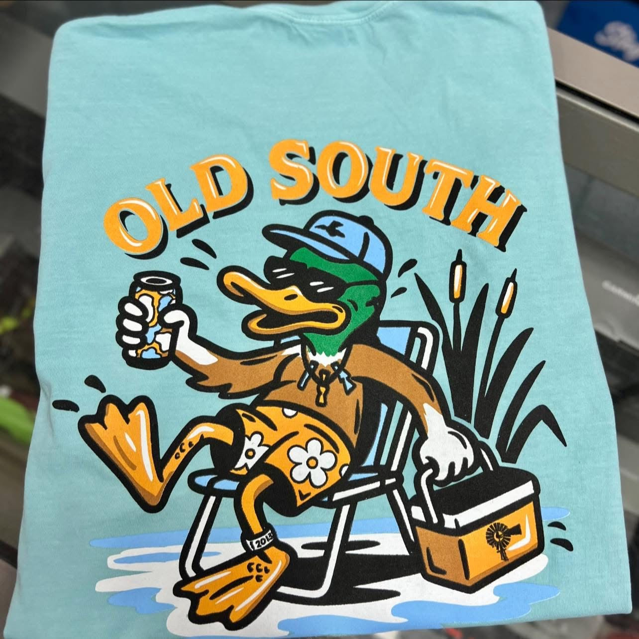 Wobbly Duck Short Sleeve, Chalky Mint