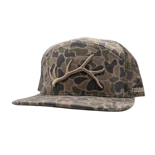 Fieldstone, 7 Panel All Backwoods Camo Shed Hat (H-233)