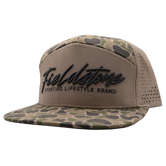 Fieldstone, Tan Backwoods 7 Panel Performance Hat (H-251)