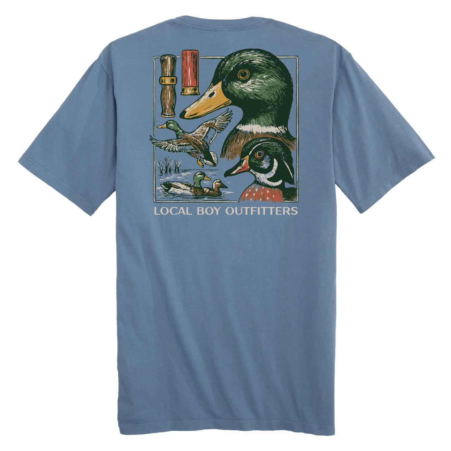 Youth Duck Species Short Sleeve Tee, Slate