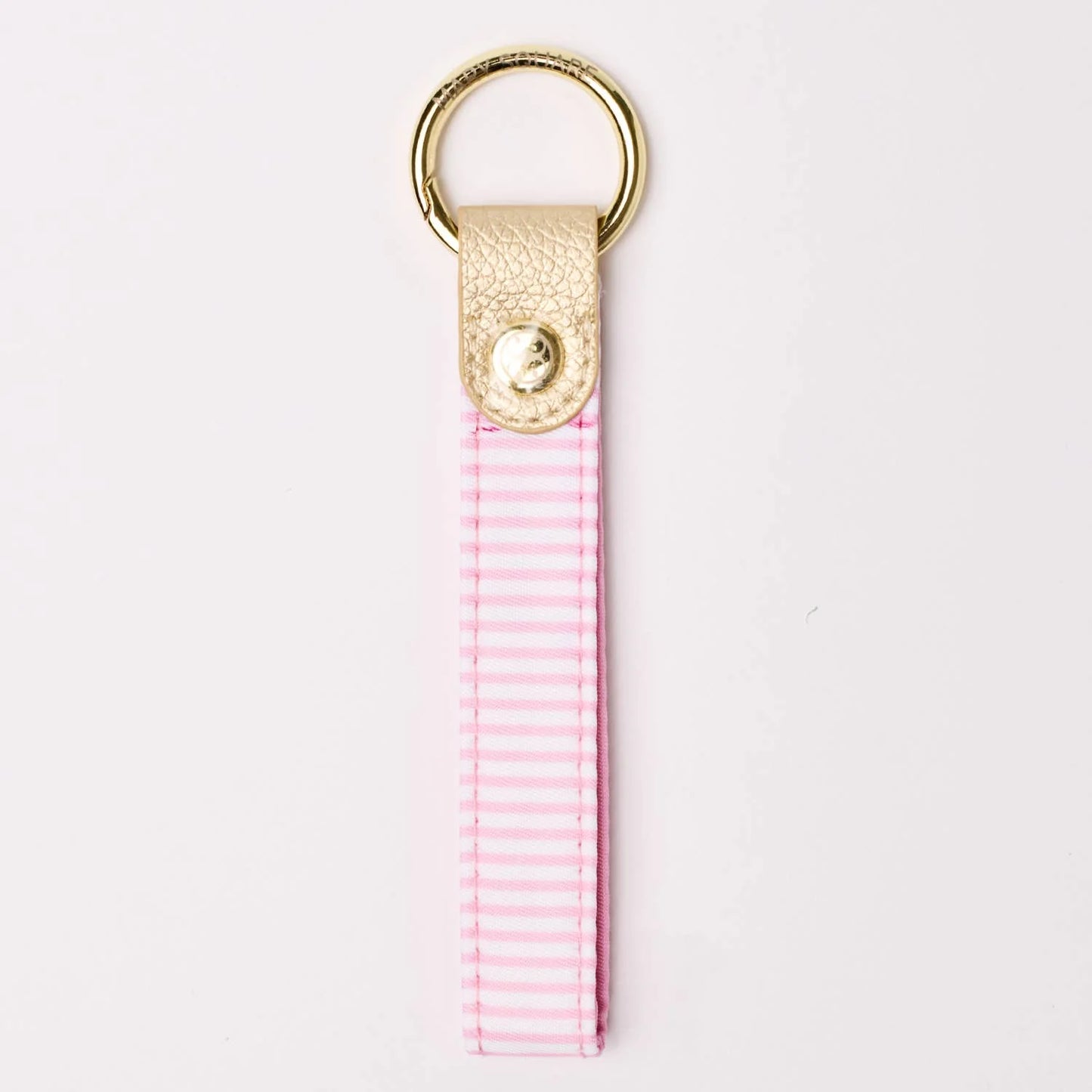 Skinny Key Fob, Pink Stripe