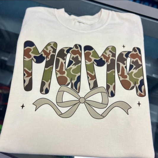 Camo Mama Bow Tee