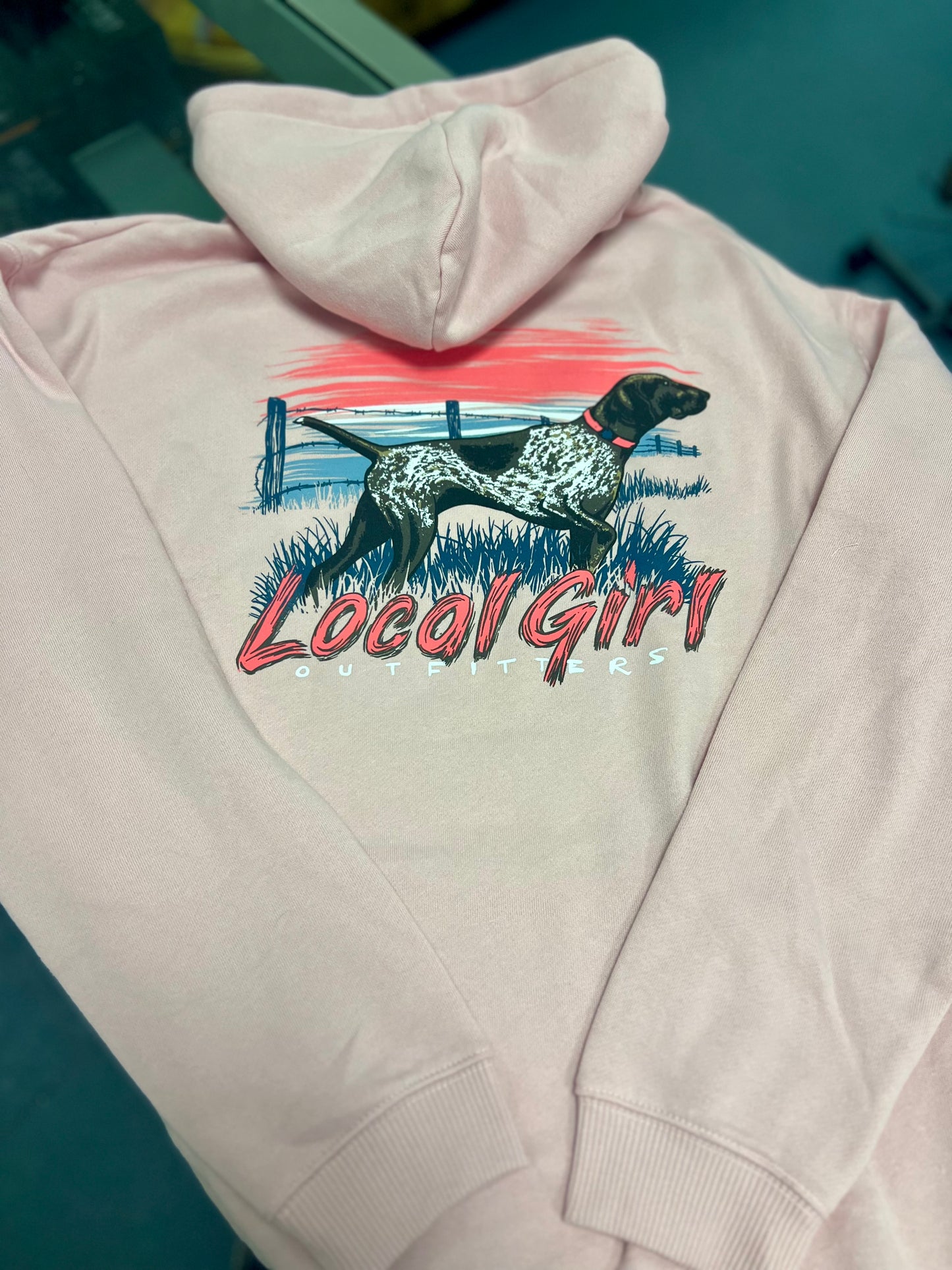 Local Girl LG BWH GSP Sunset Hooded Sweatshirt