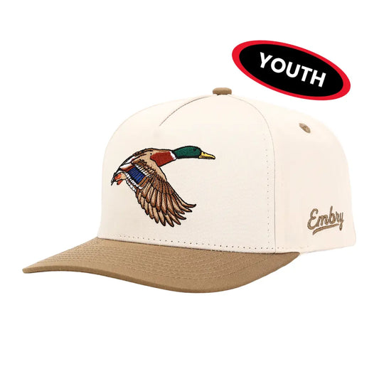 Youth Cream/Tan Mallard Hat