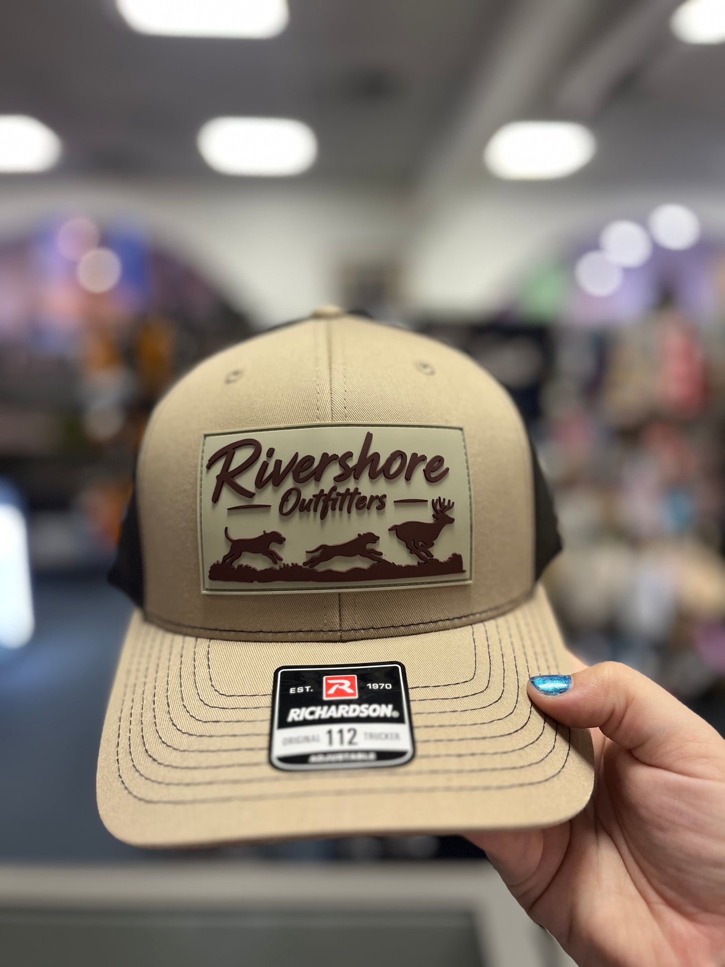 RSO Deer Dog Patch Hat, 112 Khaki/Coffee