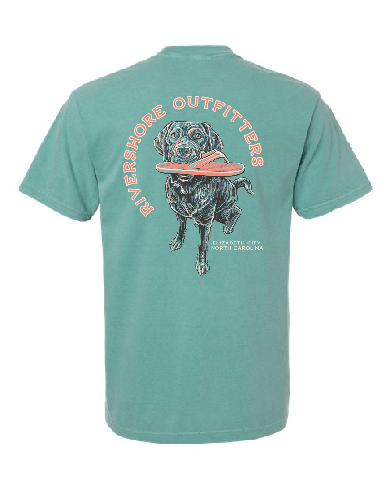 RSO Flip Flop Dog Short Sleeve, Seafoam
