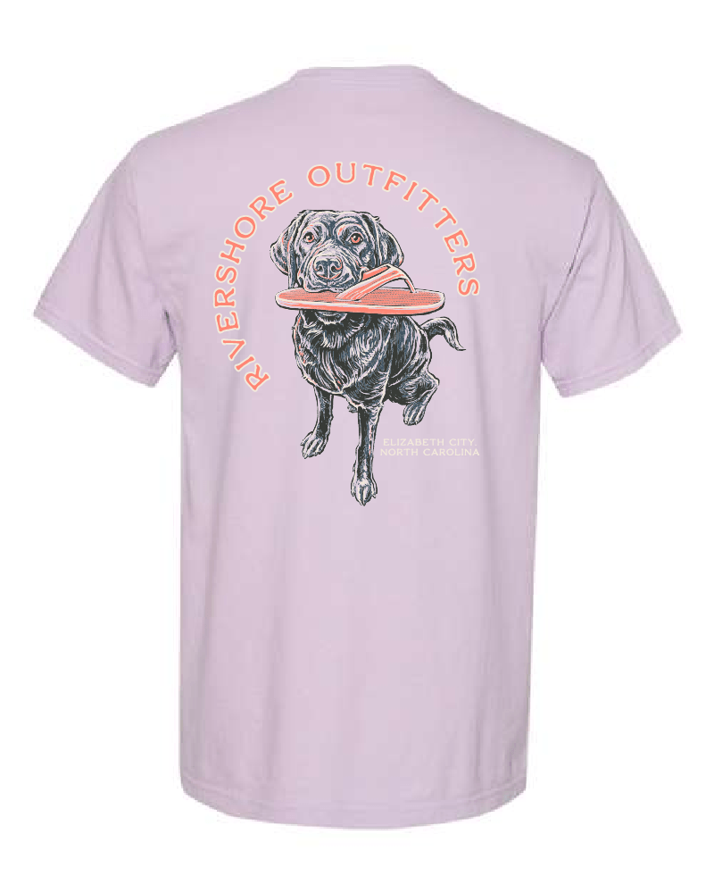RSO Flip Flop Dog Short Sleeve, Orchid