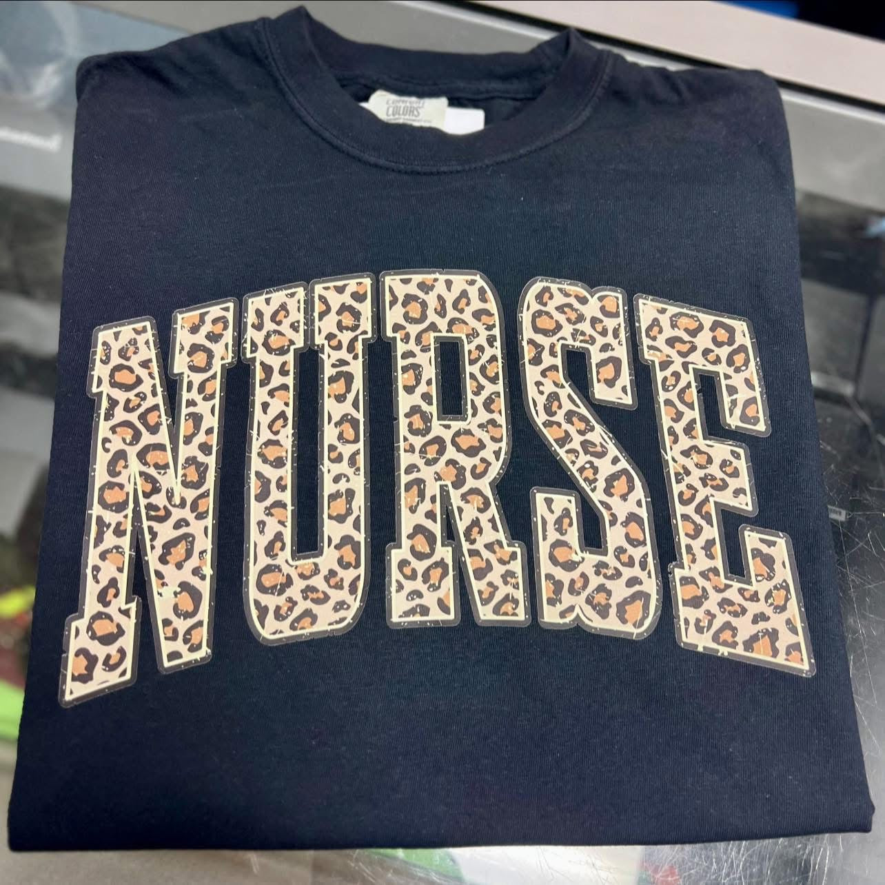 Leopard Nurse Tee