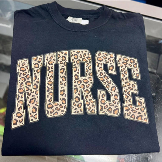 Leopard Nurse Tee