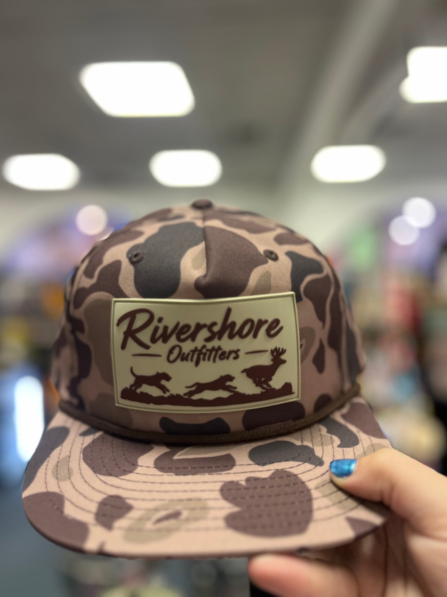 RSO Deer Dog Patch Hat, 256P Bark DC/Brown