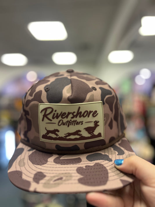 RSO Deer Dog Patch Hat, 256P Bark DC/Brown