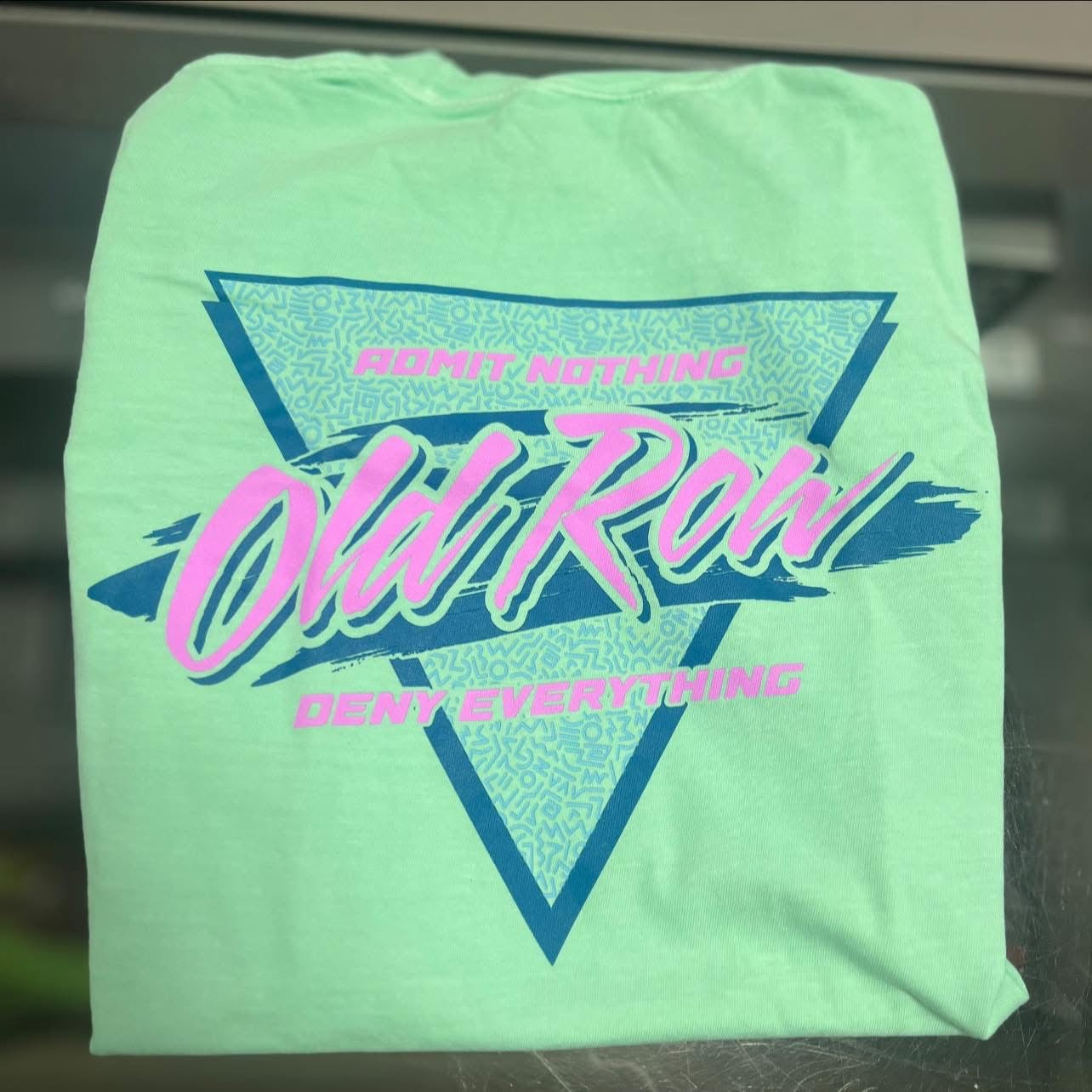 Old Row, Retro Triangle 2.0 Pocket Tee, Island Reef