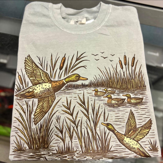 Vintage Mallard Ducks Tee