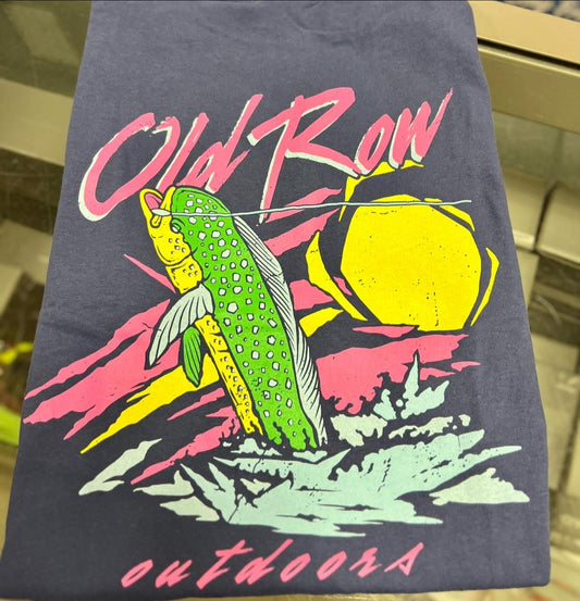 Old Row Outdoors Neon Mahi Pocket Tee SS, Midnight