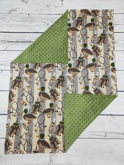 Camo Duck Hunt Baby Blanket