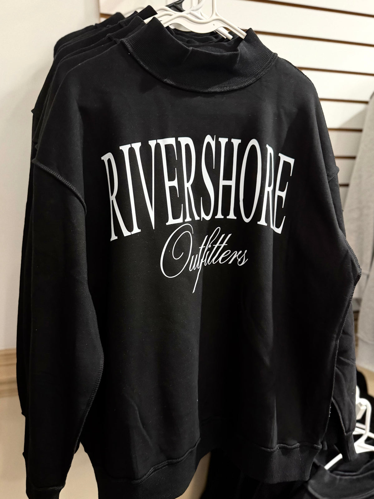 RSO Mockneck Sweatshirt, Black