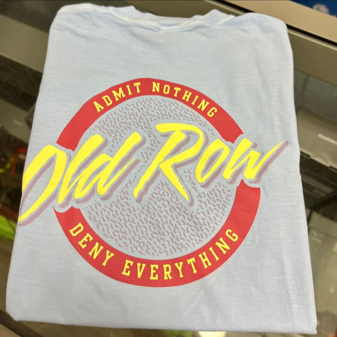 Old Row Circle Logo Tee, Hydrangea