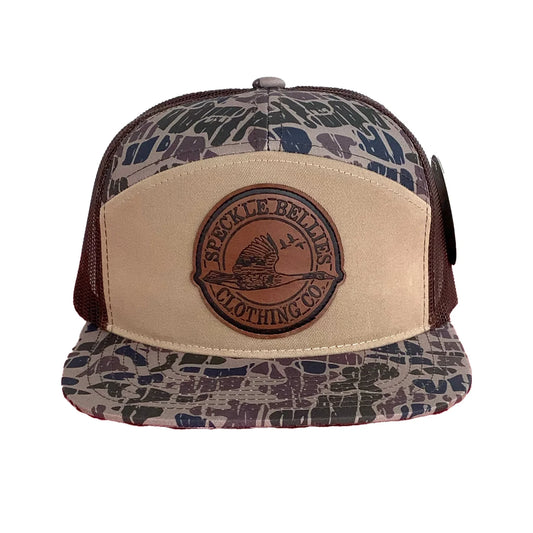 XL Circle Logo 7 Panel Cap, Stone Creek